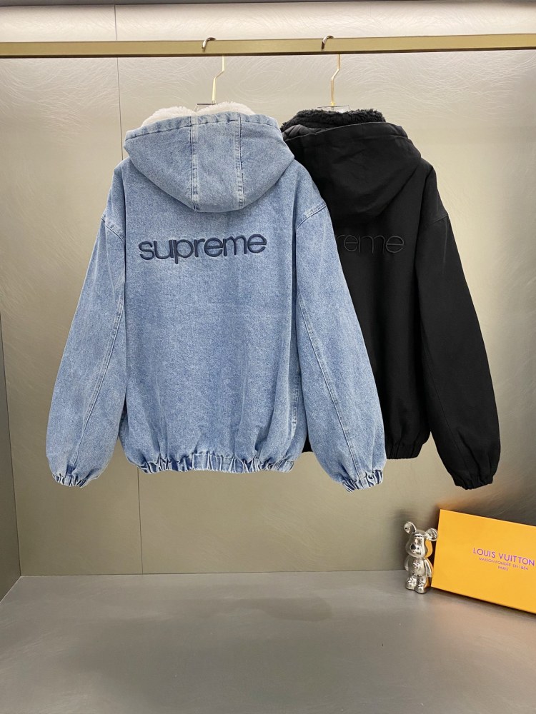 Sup FW24 WEEK6 Faux Shearling Lined Bomber Jacket 458047
