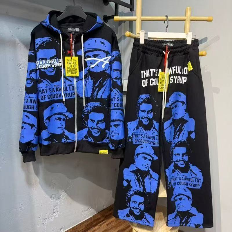 Thats A Awful Lot Of Cough Syrup Humans Printing Hoodie And Sweatpants 3 Colors