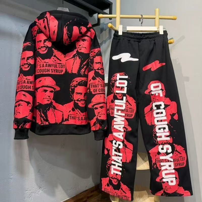 Thats A Awful Lot Of Cough Syrup Humans Printing Hoodie And Sweatpants 3 Colors