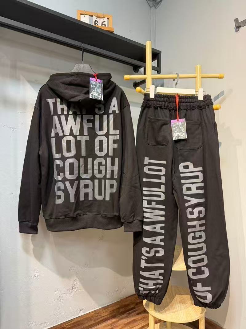 Thats A Awful Lot Of Cough Syrup Hoodie And Sweatpants Set