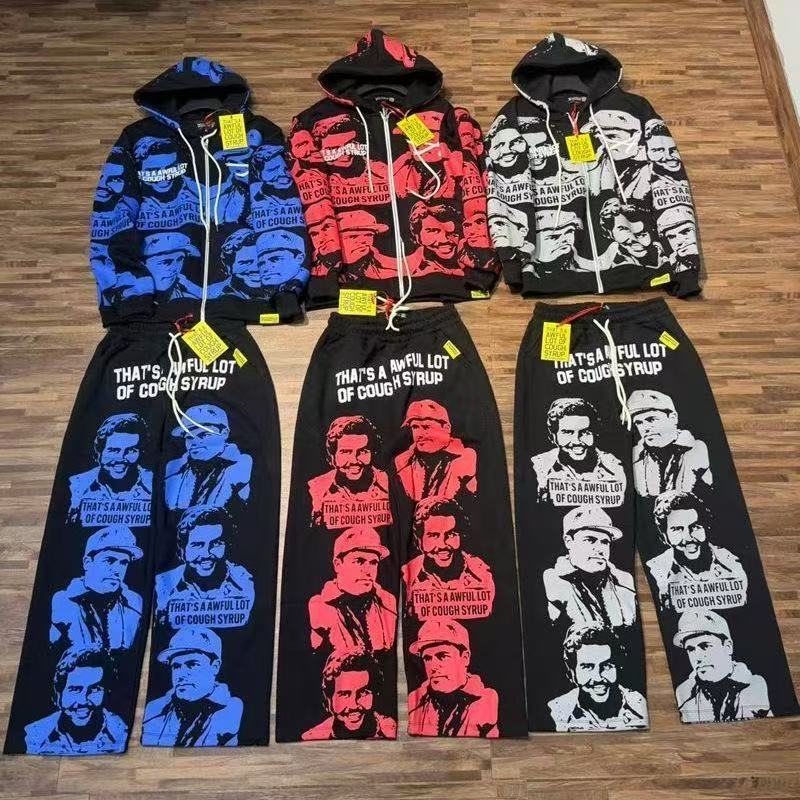 Thats A Awful Lot Of Cough Syrup Humans Printing Hoodie And Sweatpants 3 Colors