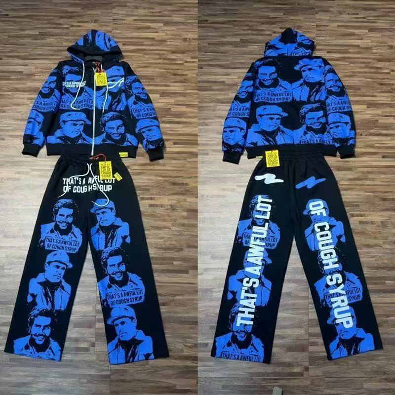 Thats A Awful Lot Of Cough Syrup Humans Printing Hoodie And Sweatpants 3 Colors