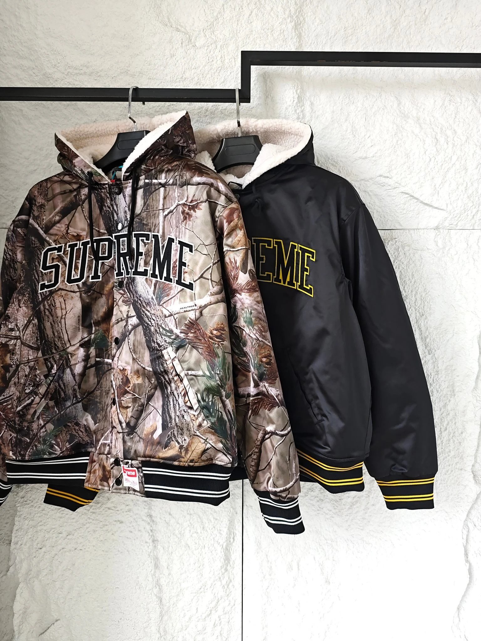 Sup x Mitch Shearling Hooded Coat 2 Colors