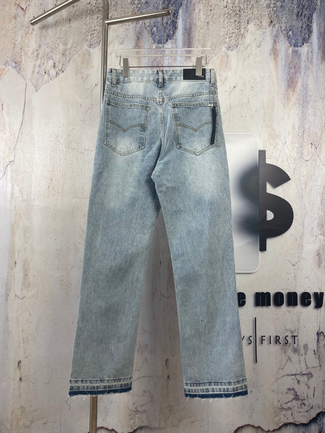AM 495329 Side Jewerly Jeans Black And Blue