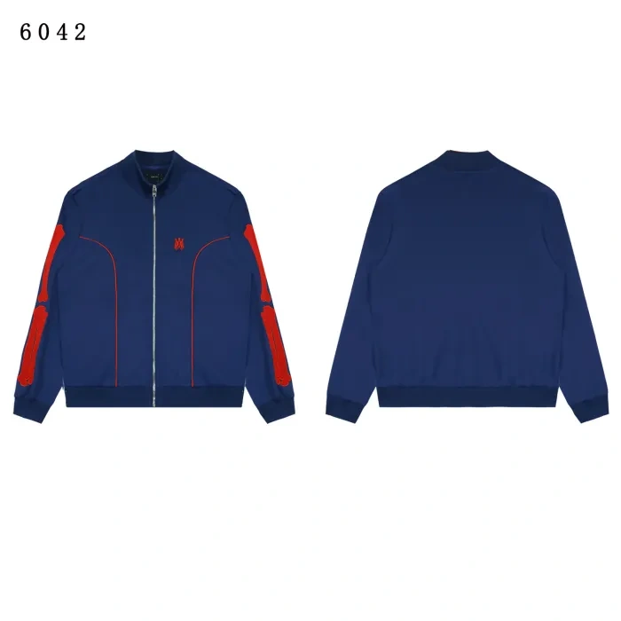 AM Embroidered Logo Bone Jacket & Pants Set 4 colors