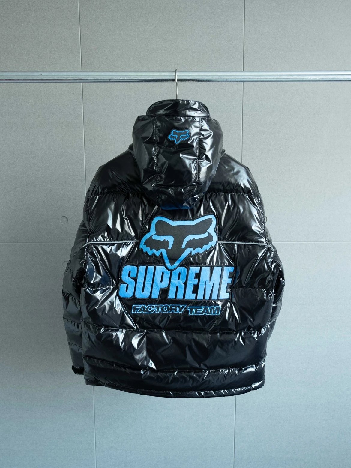 Sup x Fox Racing Week9 Shiny Down Puffer Jacket 3 Colors