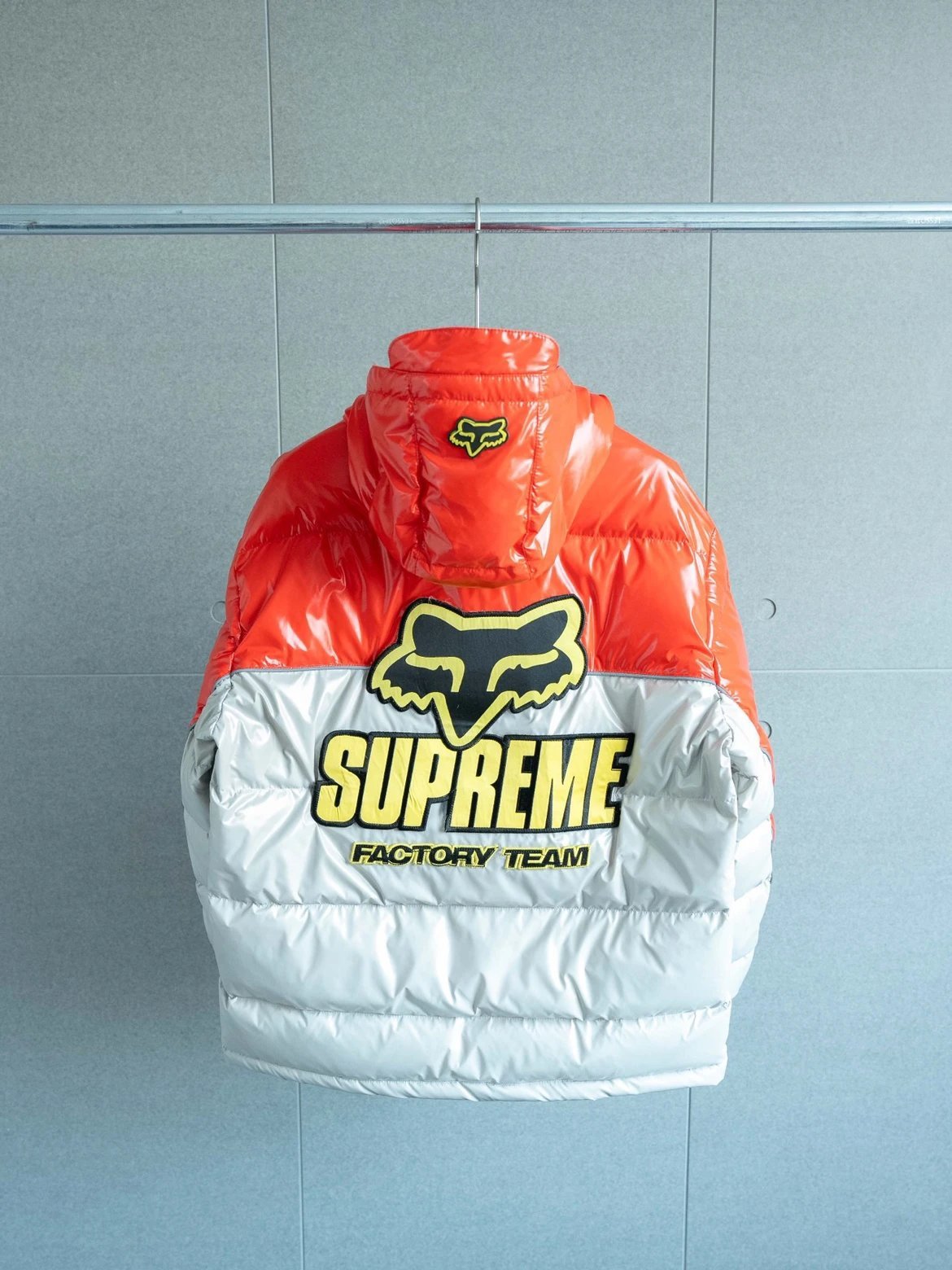 Sup x Fox Racing Week9 Shiny Down Puffer Jacket 3 Colors