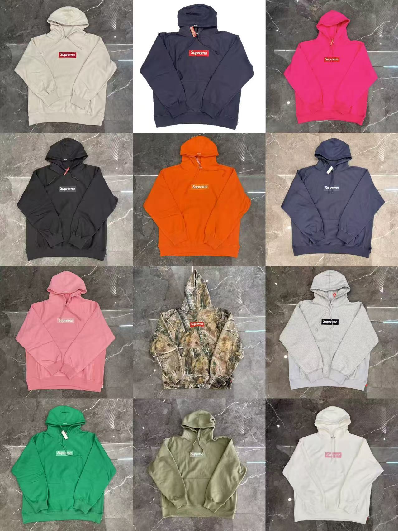 Sup Box Logo Hoodies Collab