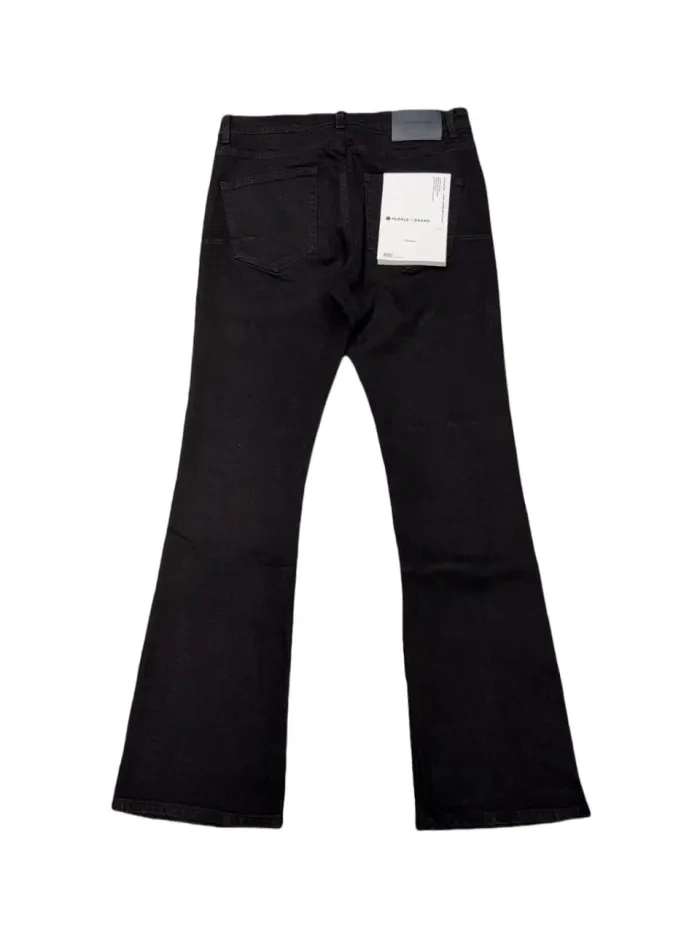 Purple Brand 1:1 quality version Wavy Zigzag Fine Rhinestone Embellishment Flared Jeans