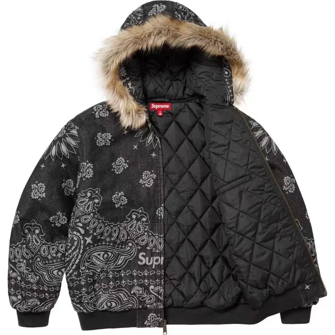 Sup Bandana Denim Jacket Winter