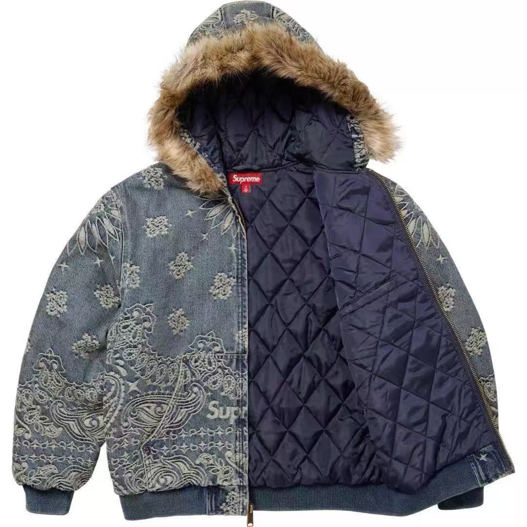 Sup Bandana Denim Jacket Winter