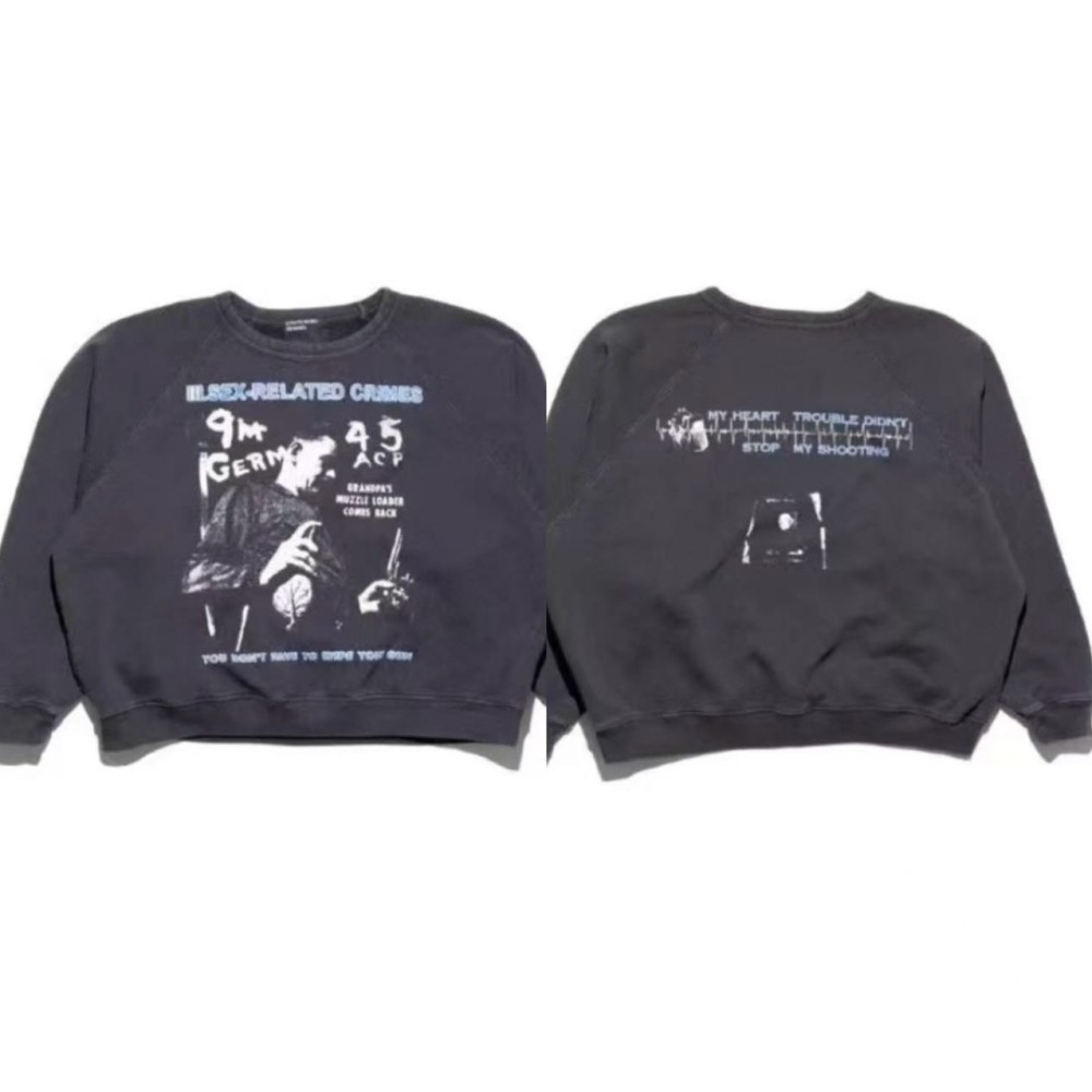 ERD IILSEX-RELATED CRIMES Crewneck Black