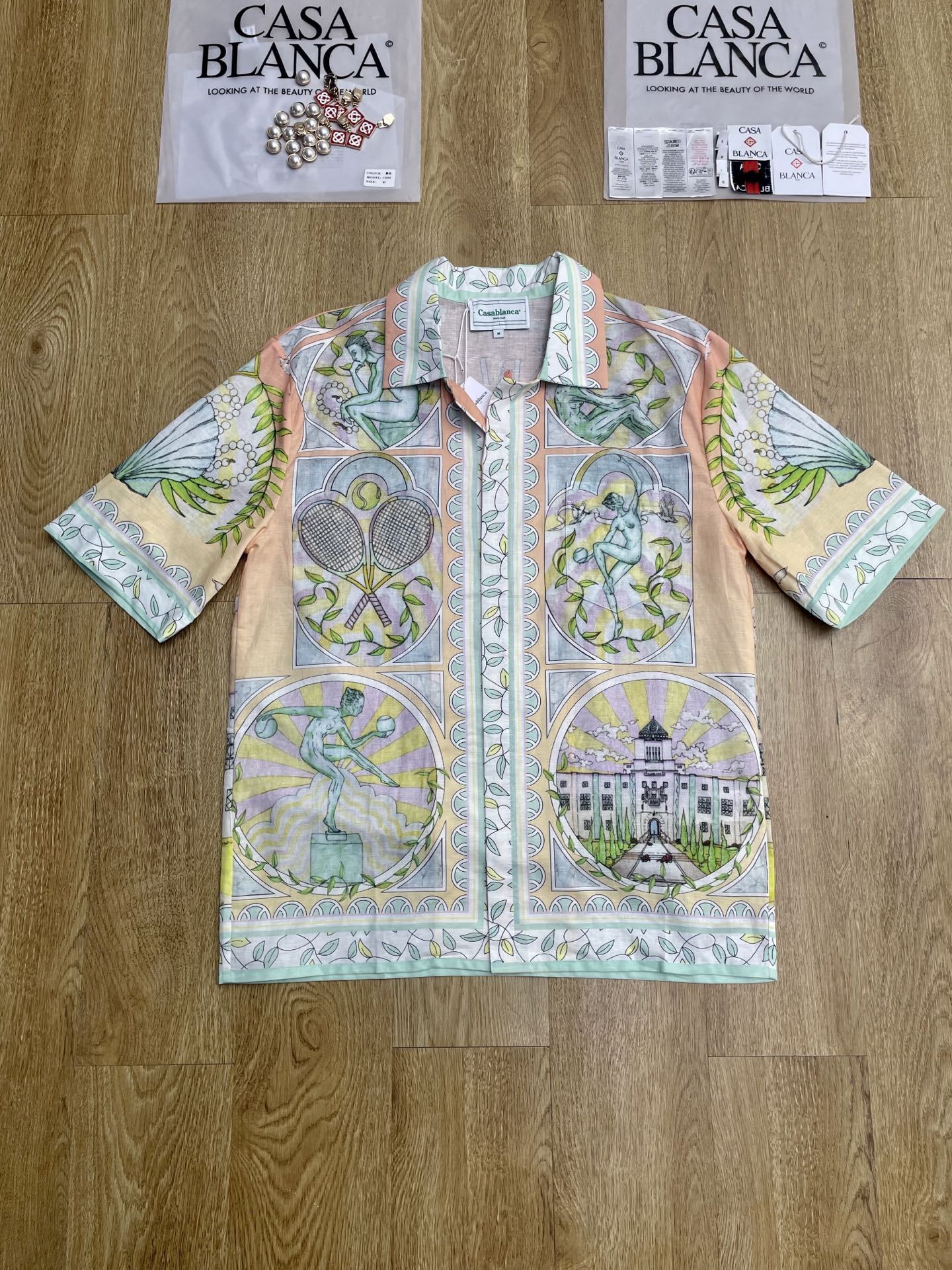 1:1 Casablanca CA3525 Short Sleeve Shirt