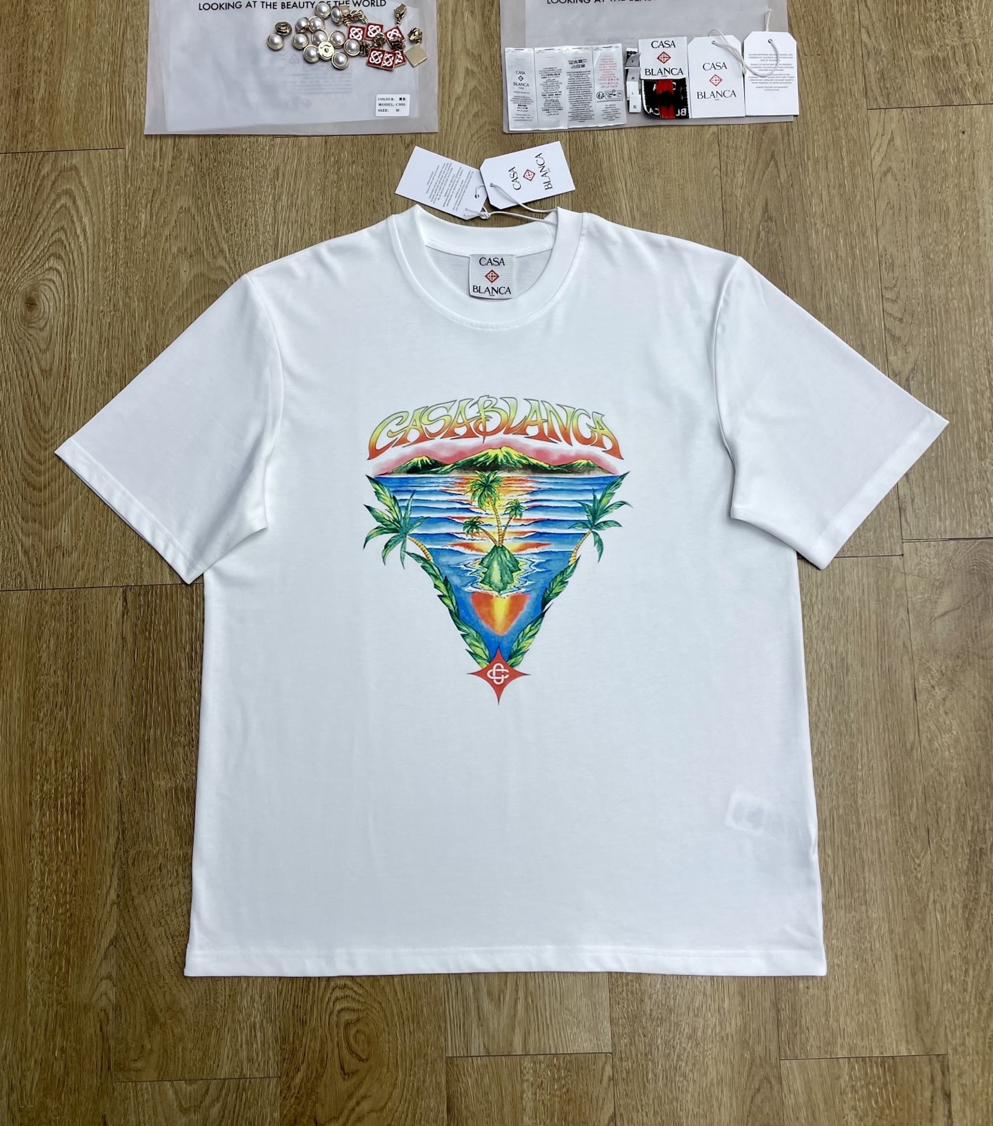 Casablanca C1120 Shirt Black And White
