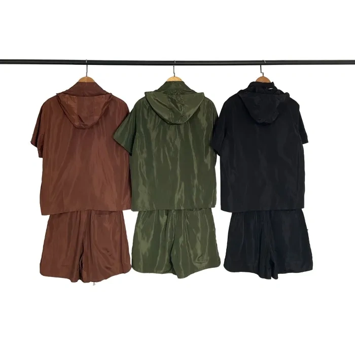 Saint Vaniity Hooded Shirt And Shorts 3 Colors