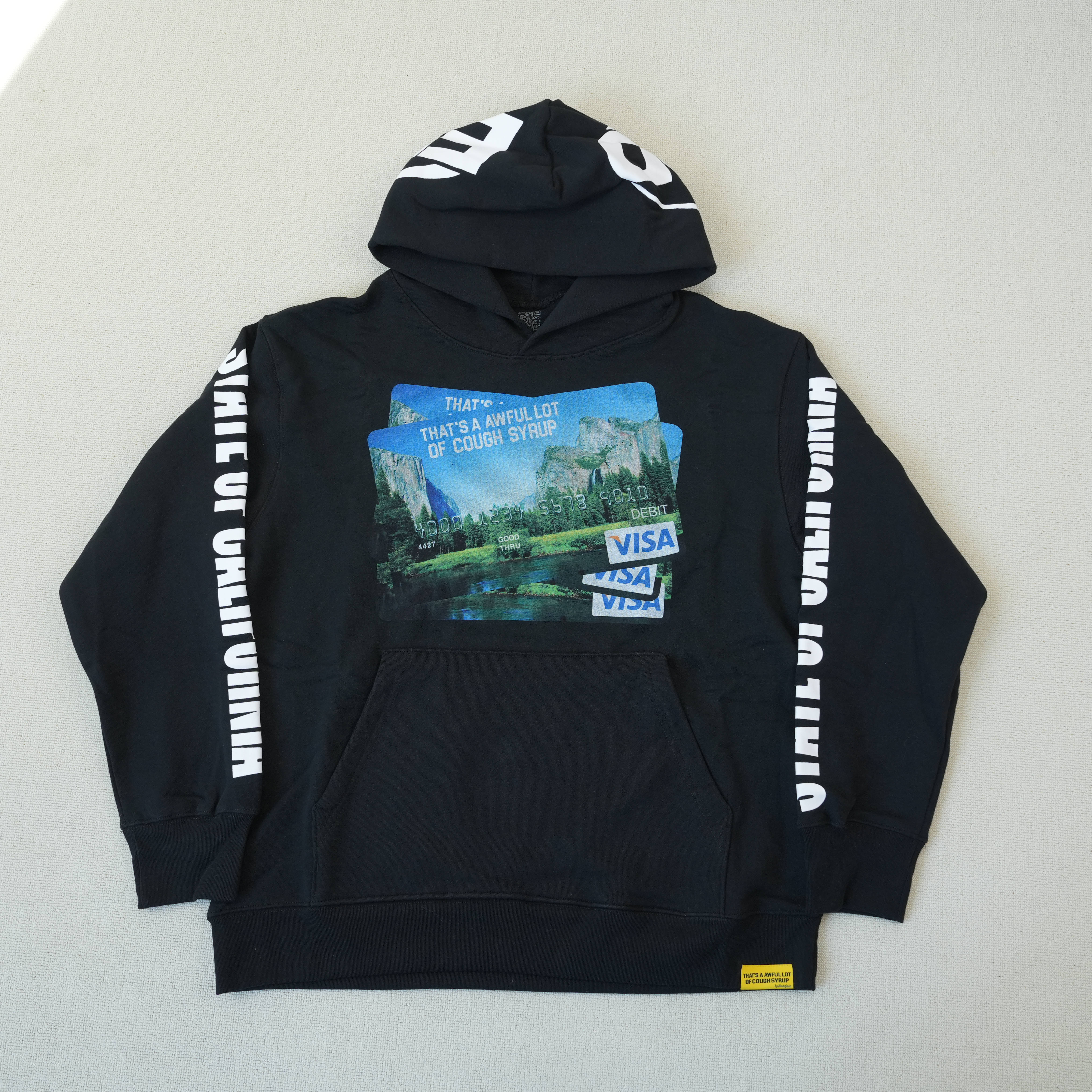 1:1 Thats A  Awful Lot Of Cough Syrup Visa Card Hoodie