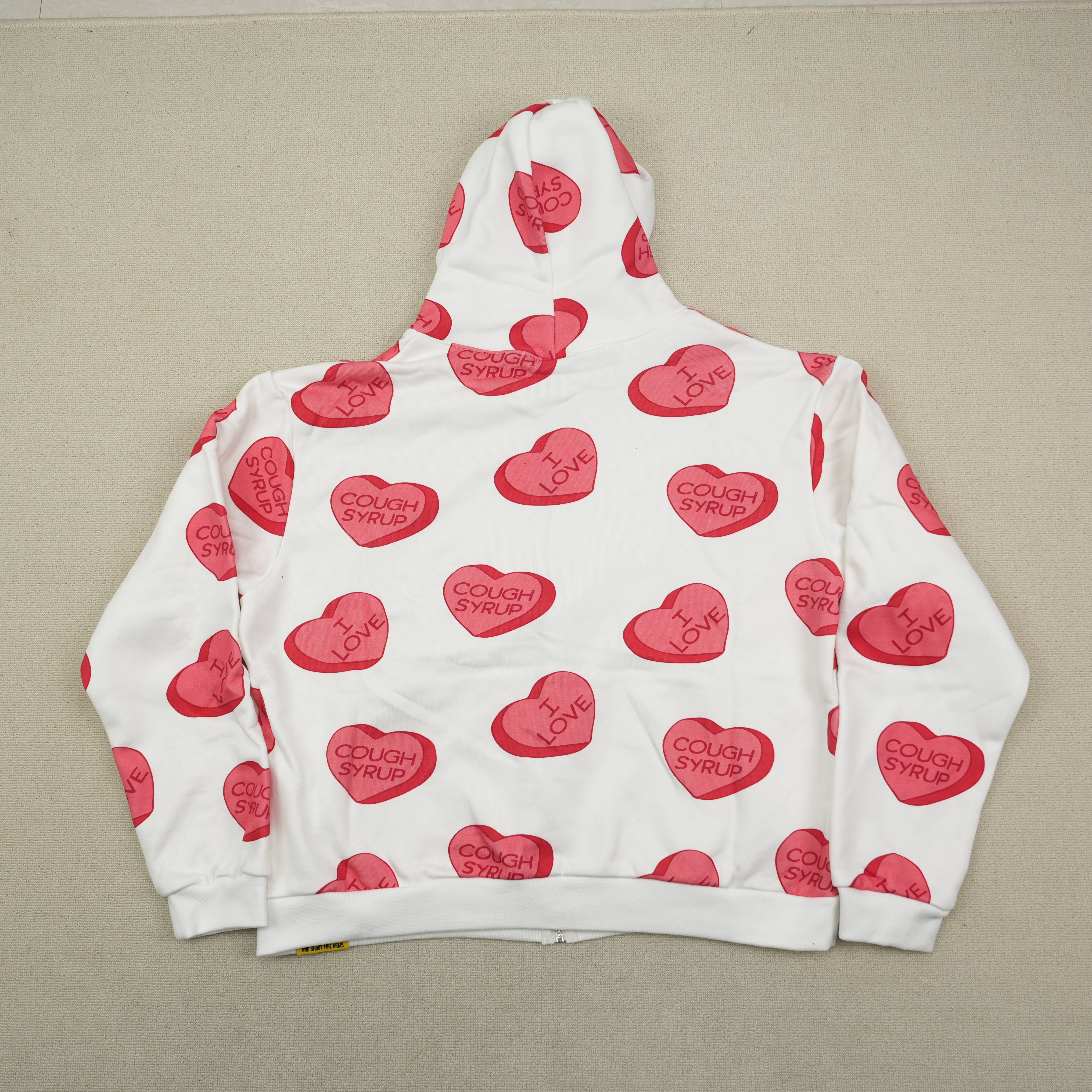 1:1 Thats A Awful Lot Of Cough Syrup I Love Heart Zip Hoodie And Pants