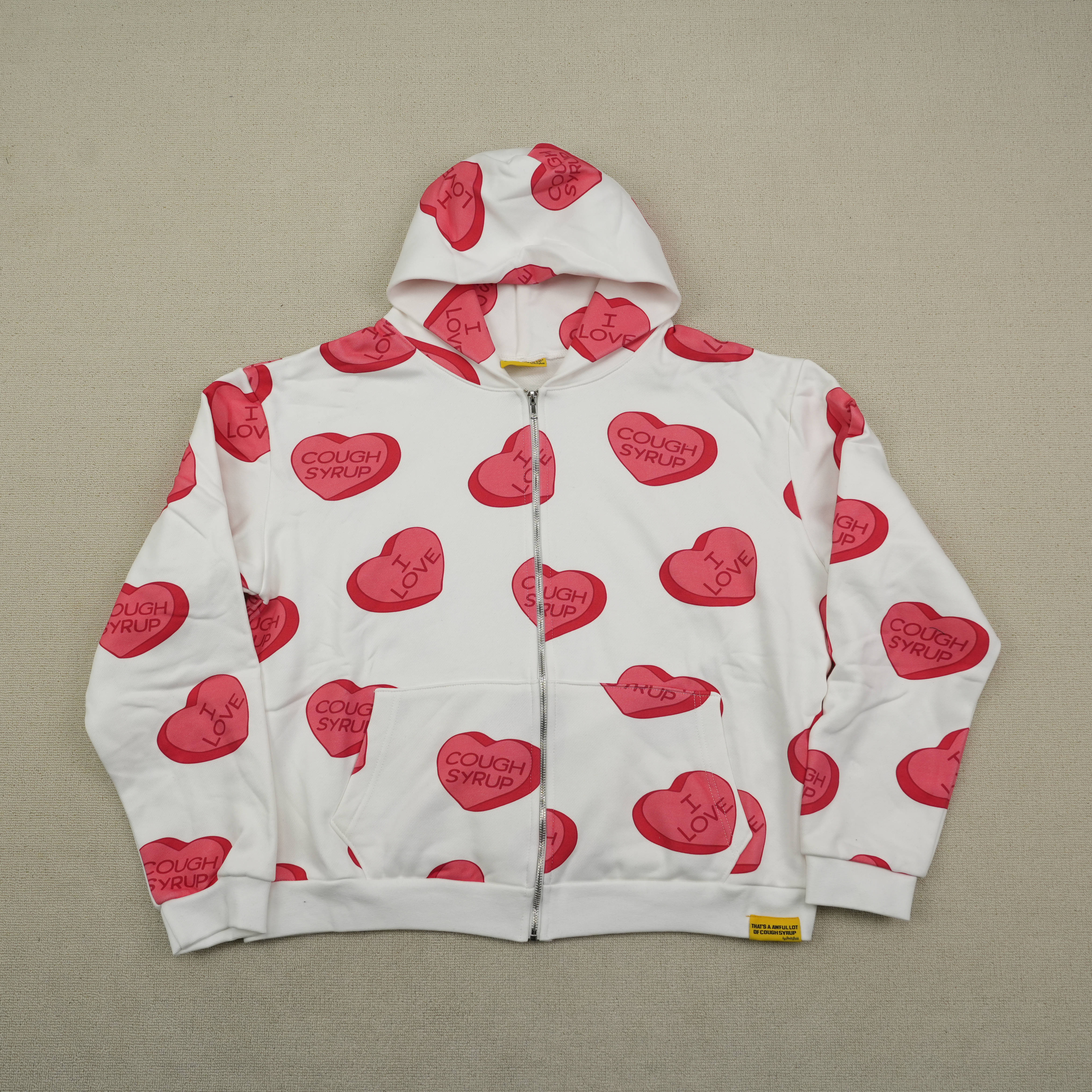 1:1 Thats A Awful Lot Of Cough Syrup I Love Heart Zip Hoodie And Pants