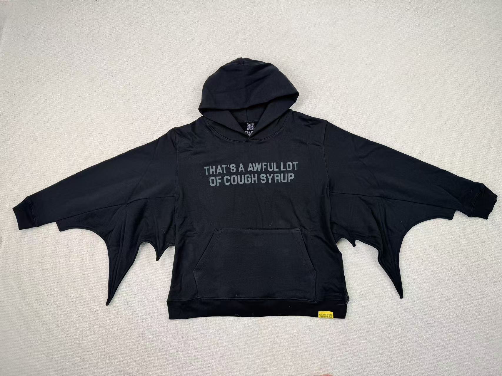 1:1 Thats A Awful Lot Of Cough Syrup Bat Wing Hoodie