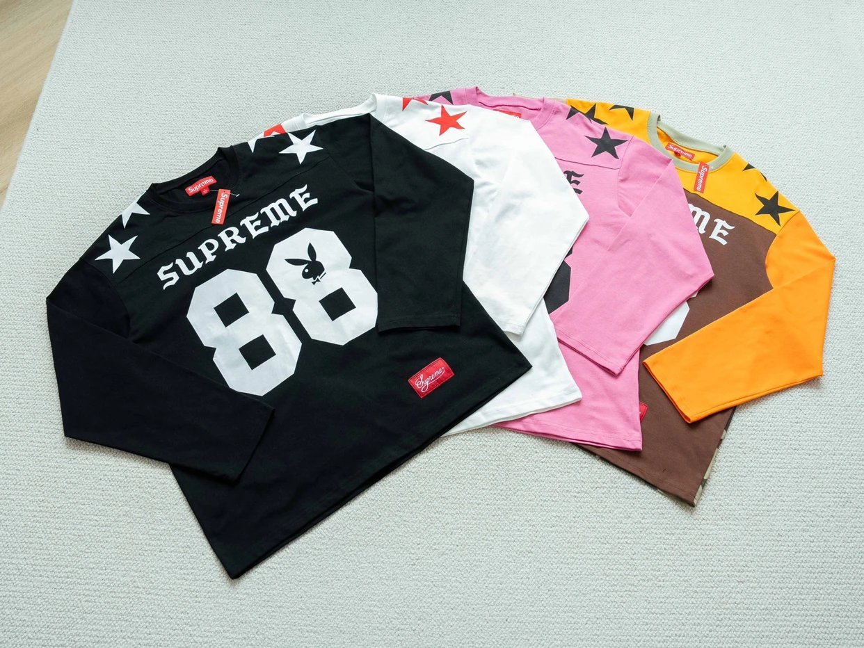 Sup x Playboy Football Longsleeves 4 Colors