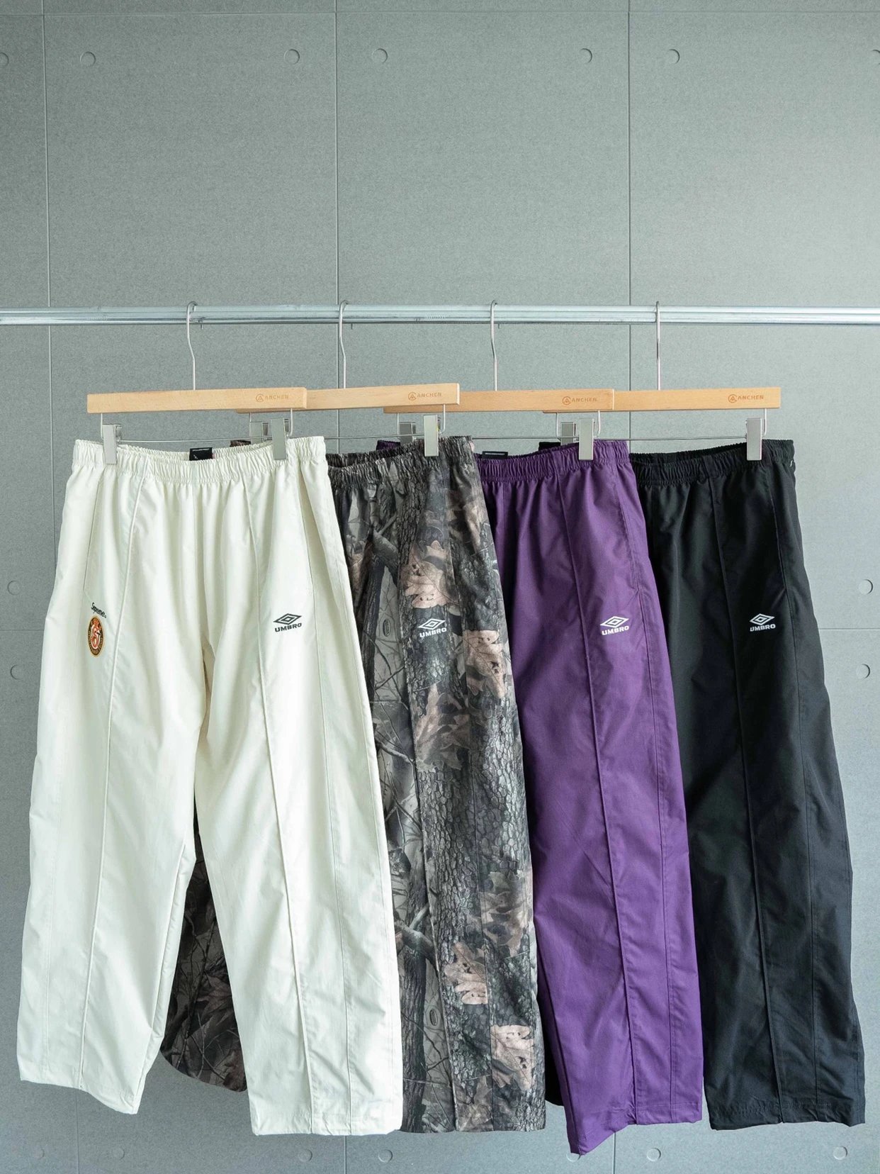 Sup x UMBRO SS26 Cotton Ripstop Track Set 4 Colors