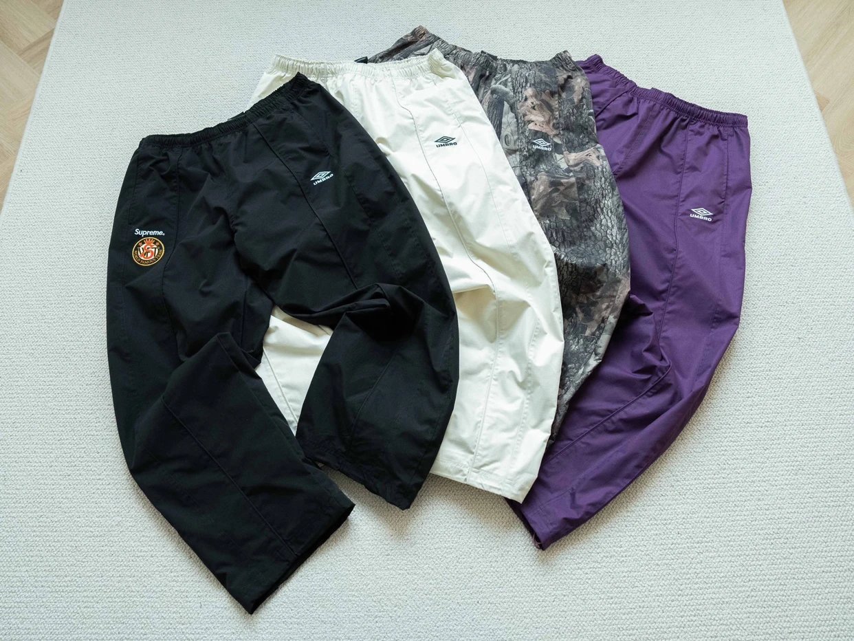 Sup x UMBRO SS26 Cotton Ripstop Track Set 4 Colors