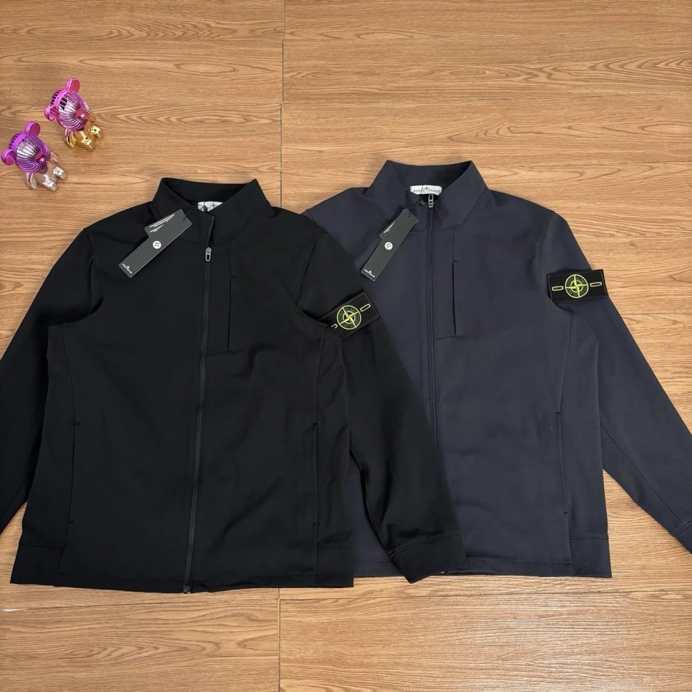 Stone Island Jacket Black Blue
