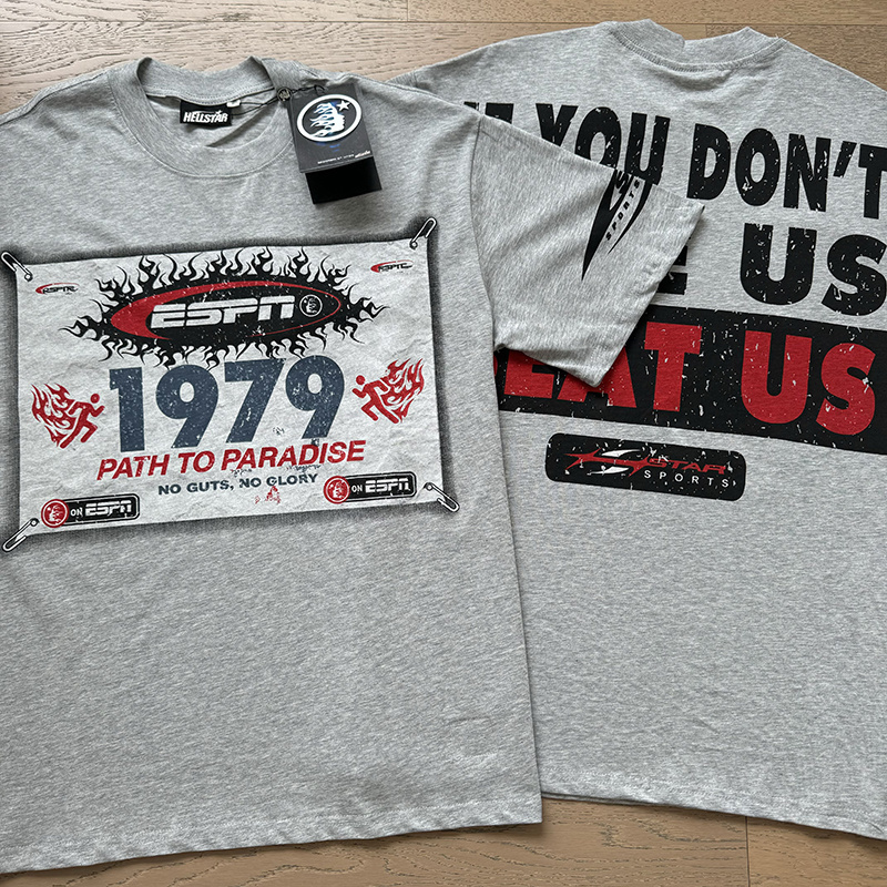 Hellstar 1979 Path To Paradise Grey Shirt