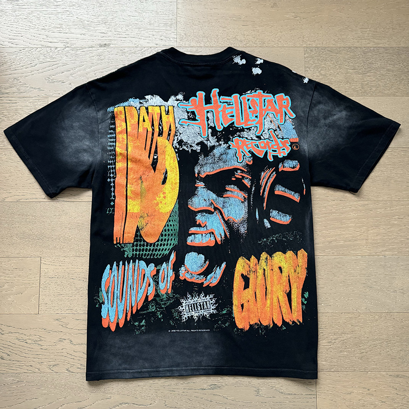 Hellstar Headphone Man Rhinestone Shirt