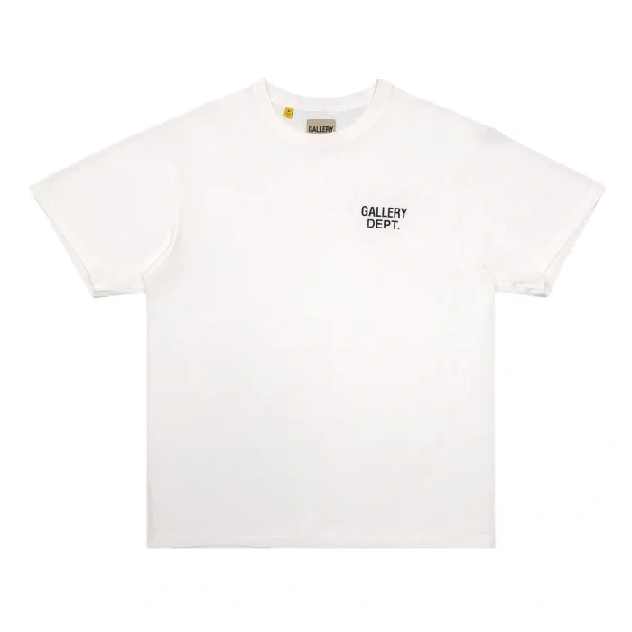 Gallery Dept 1:1 quality version Back Gold Foil Basic Print Tee