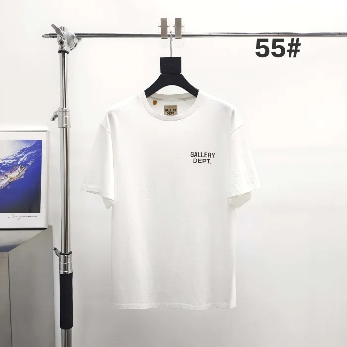 Gallery Dept 1:1 quality version Back Gold Foil Basic Print Tee