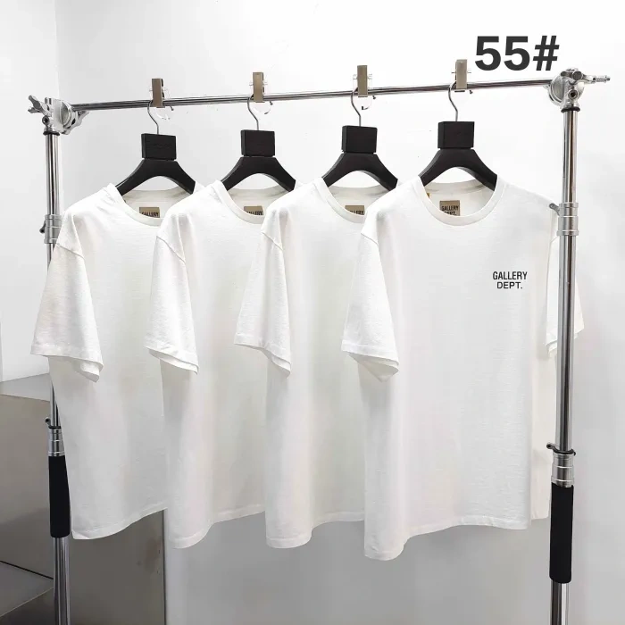 Gallery Dept 1:1 quality version Back Gold Foil Basic Print Tee