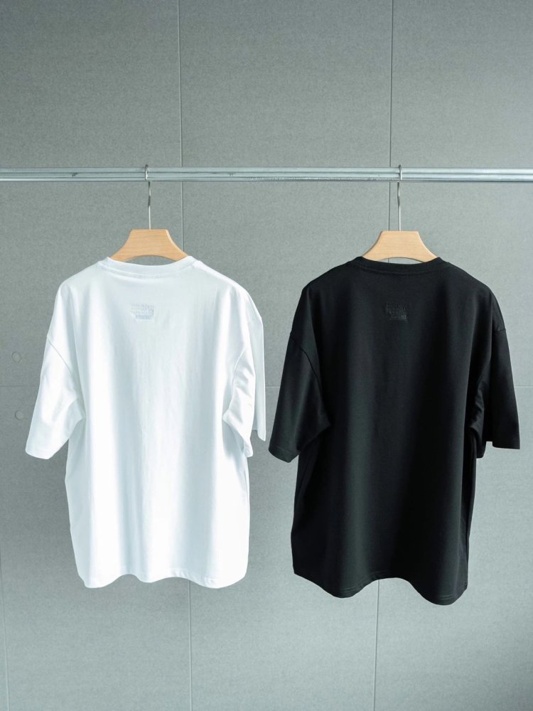 Sup x MM6 Dollar Print T-Shirt Black White