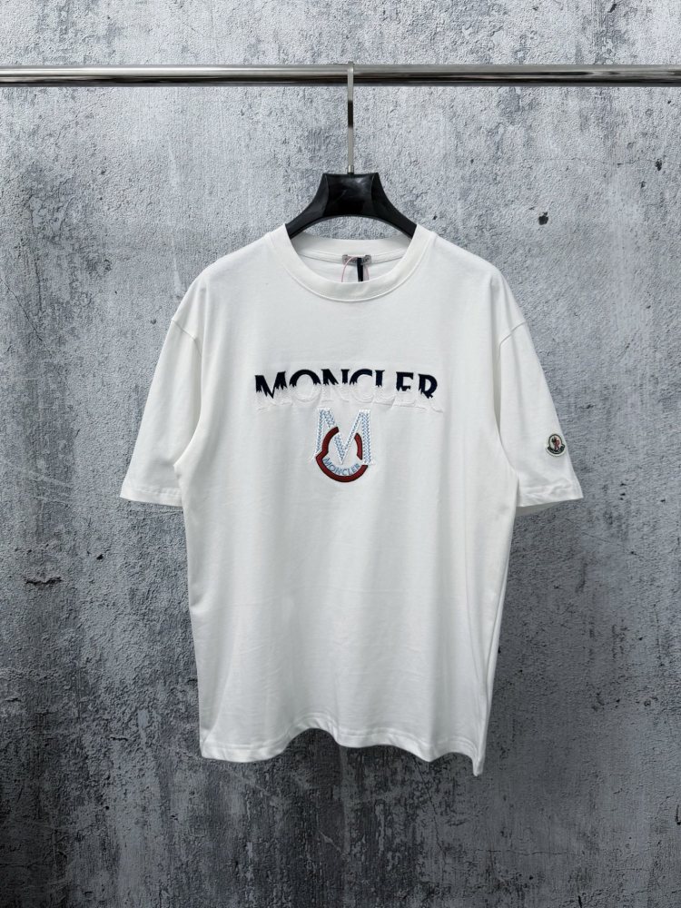 M0ncler 567271 Embroidered Shirt Black And Shirt