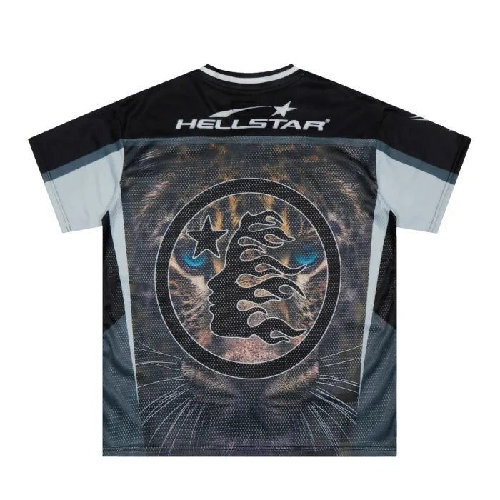 Hellstar Wild Cheetah Mesh Jersey Tee