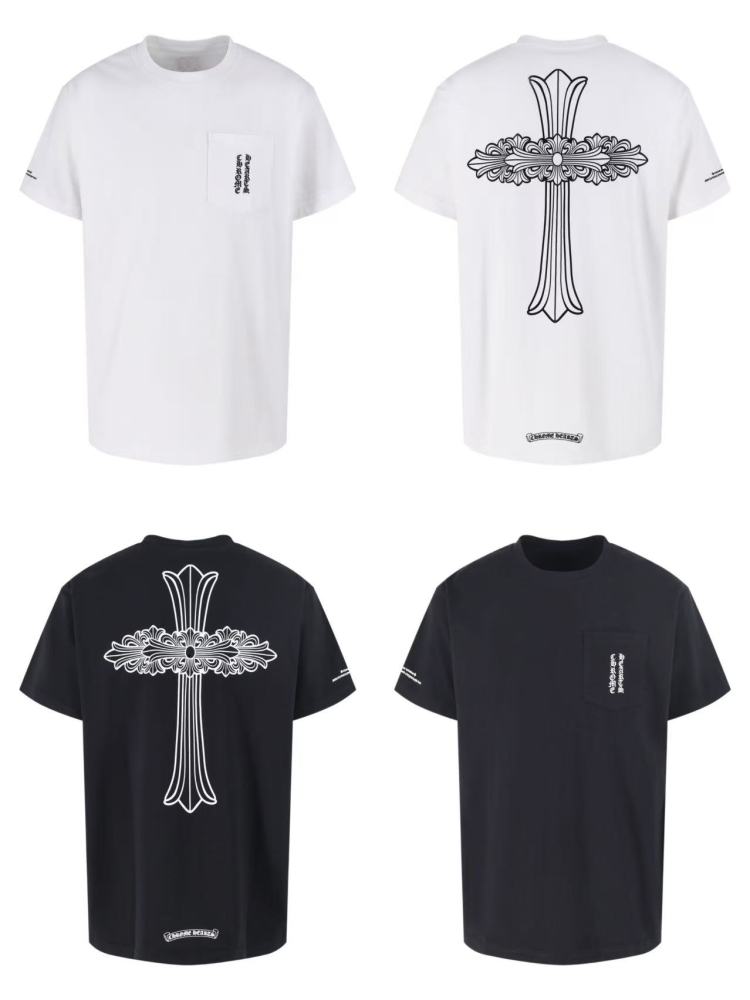 CH 568952 Big Crossings Shirt White And Black