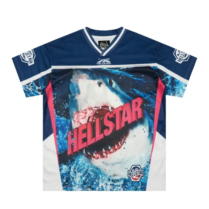 Hellstar Bloodthirsty Shark Mesh Jersey Tee