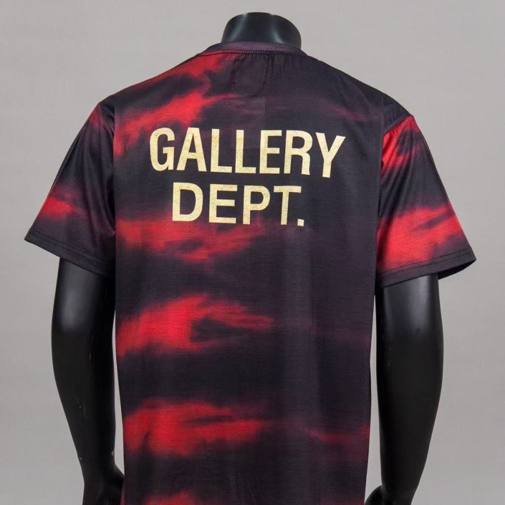 Gallery Dept Red And Black Shirt