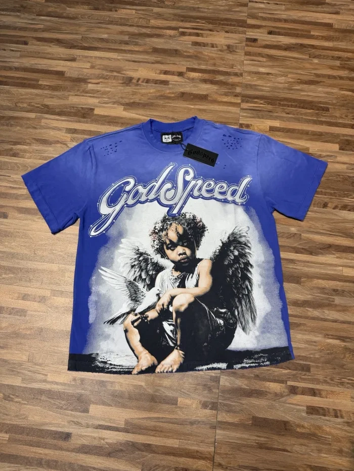 Godspeed Vintage angel child vintage print T-shirt