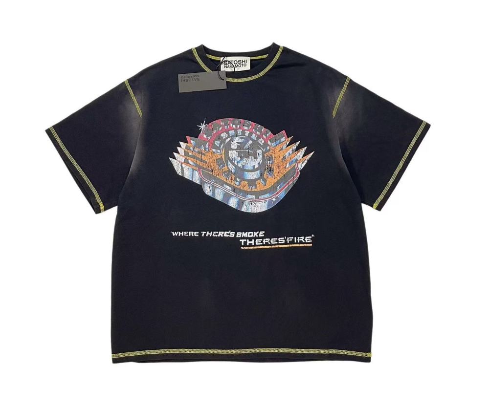 Satoshi Nakamoto Yellow Line Shirt