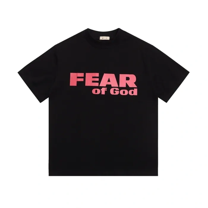 FOG Mainline contrast color gradient letters light luxury daily commuting shirt