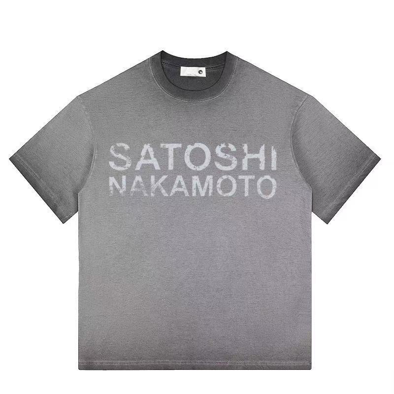 Satoshi Nakamoto Washed Material Shirt 4 Colors
