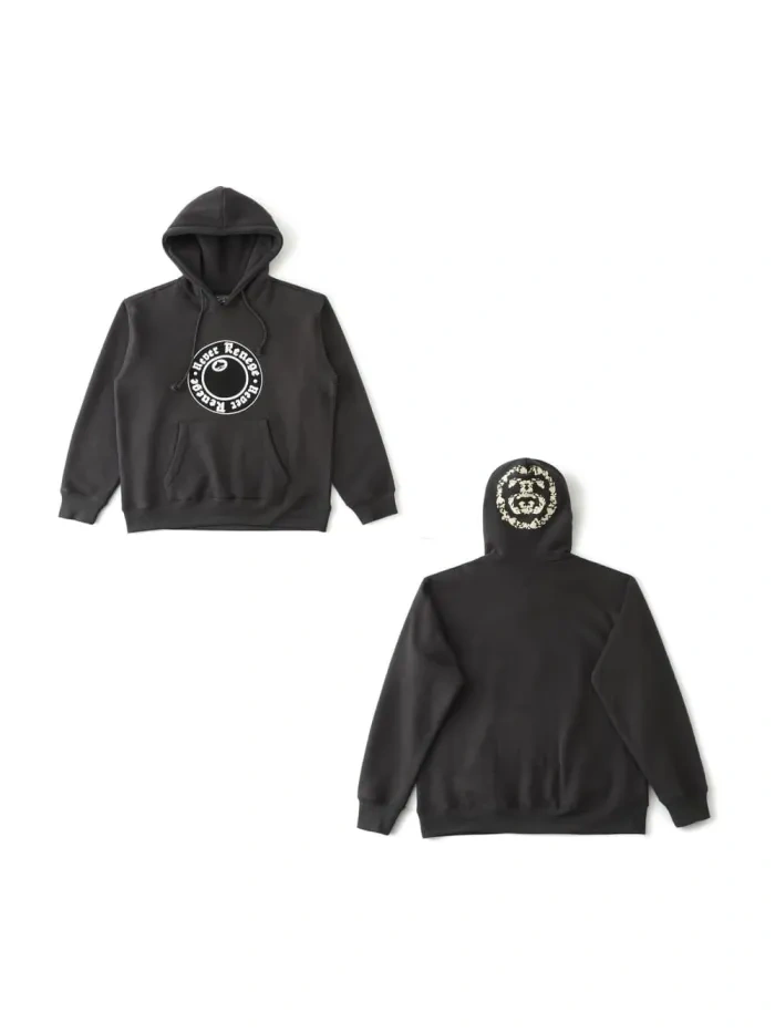 Denim Tears x Stussy Black 8 Hoodie Dark Grey