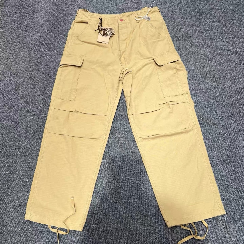 Hellstar Studios Embroidered Trousers Khaki