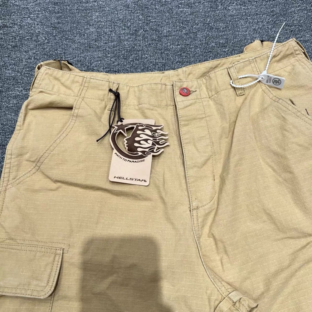 Hellstar Studios Embroidered Trousers Khaki