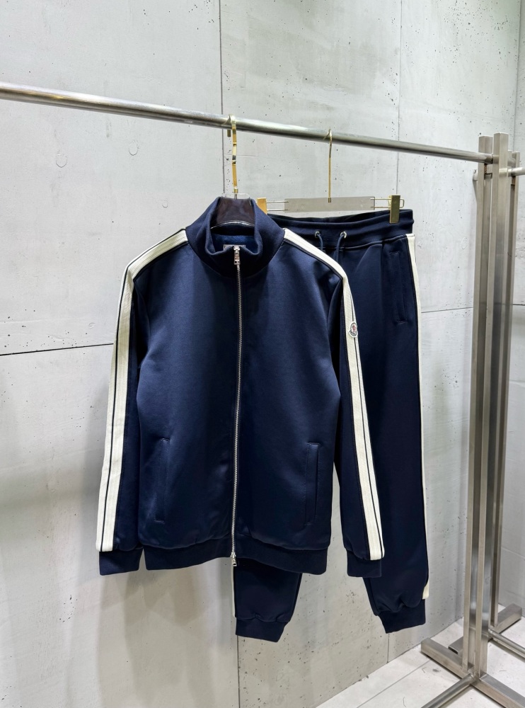M0ncler 505840 Navy Blue Tracksuit Set