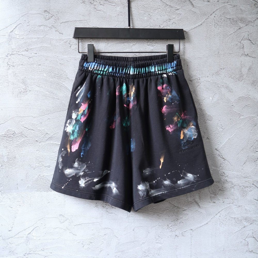 BLCG 575147 Splash Ink Shorts Black