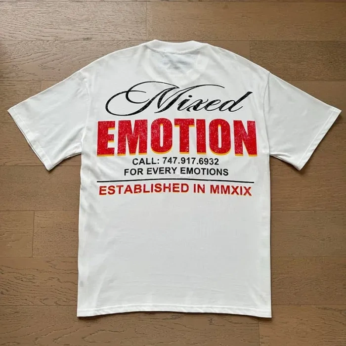 Mixed Emotion Las Vegas Casino Rhinestone Print Washed Tee