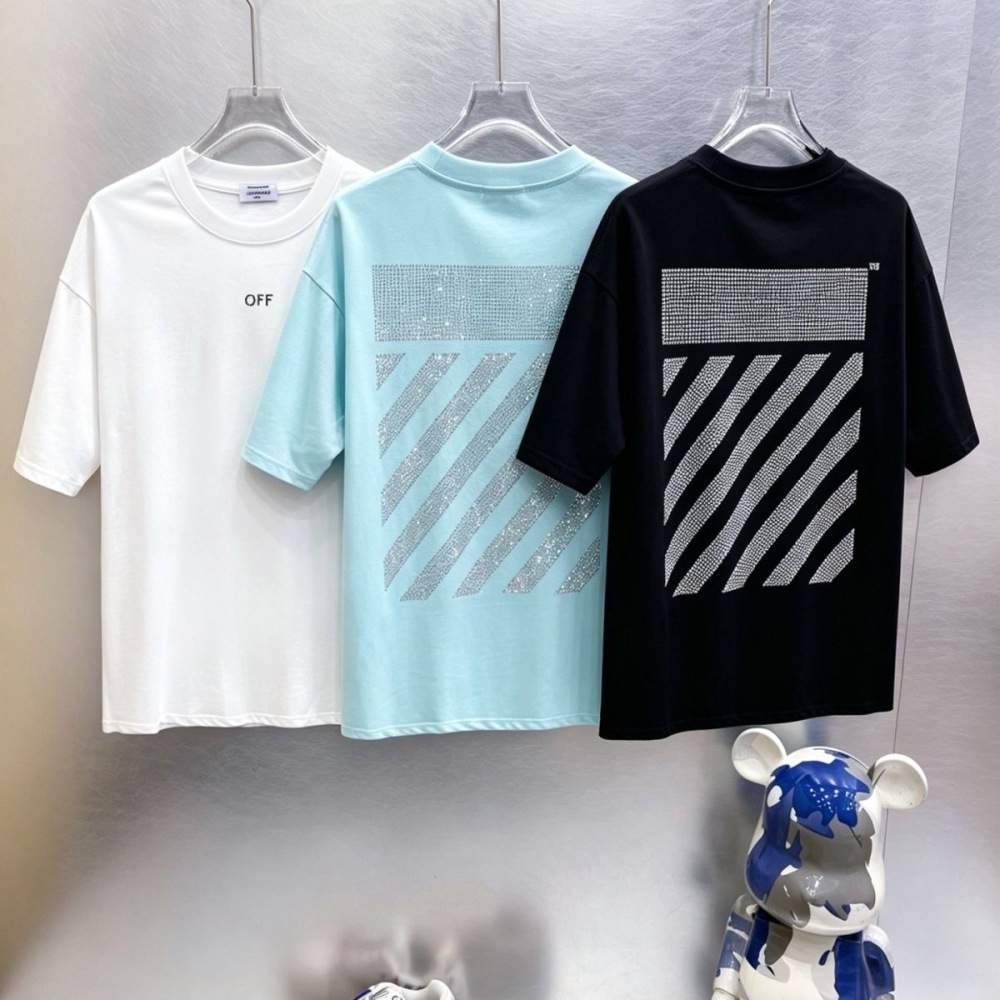 OW Rhinestone Logo T-shirt 3 Colors