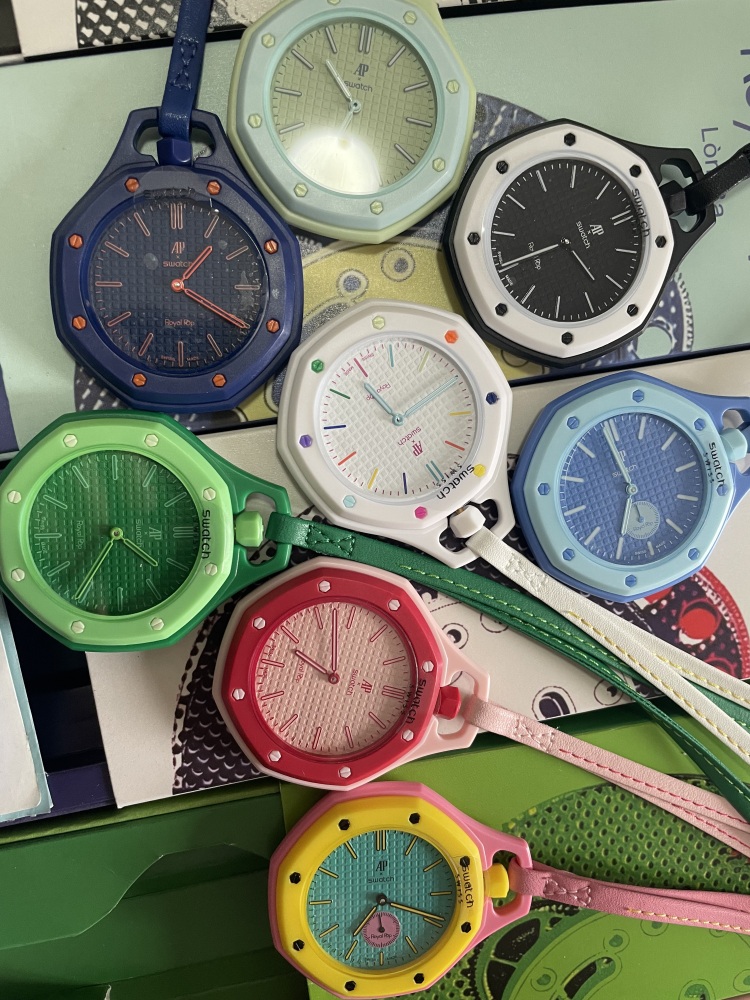 AP x Swatch Pocket Watch 8 Colors With Band/Bracelet 8 Colors